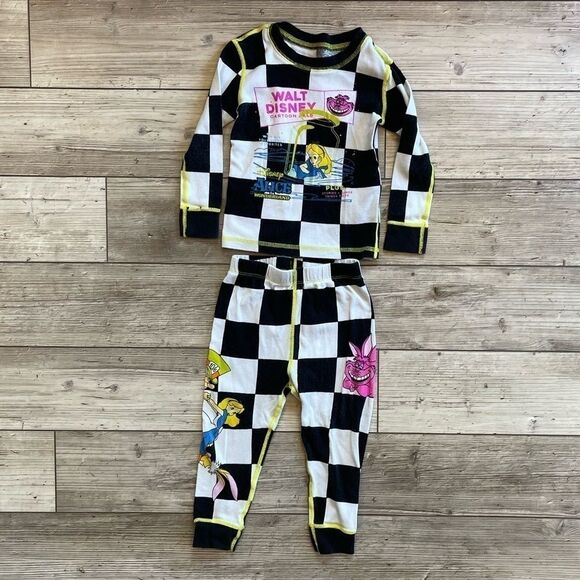 Disney | Alice In Wonderland Long Sleeve Pajama Set | Size: 2T - Picture 1 of 6